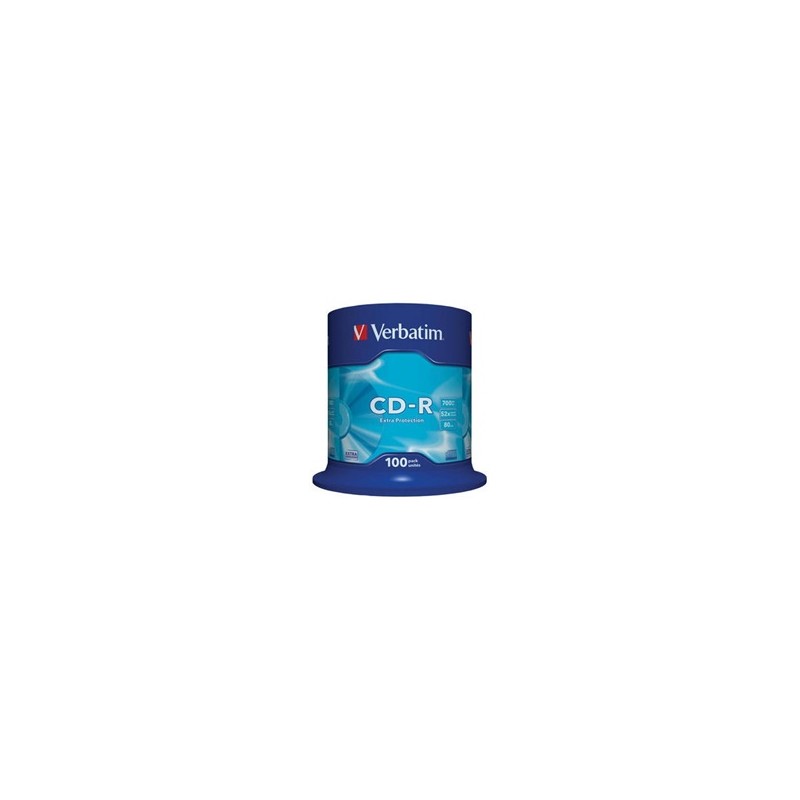 VERBATIM CD-R(100-Pack)Spindle/EP/DL/52x/700MB