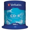 VERBATIM CD-R(100-Pack)Spindle/EP/DL/52x/700MB