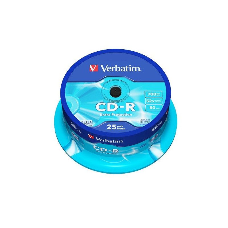 VERBATIM CD-R(25-Pack)Spindle/Extra Protection/DL/52x/700MB