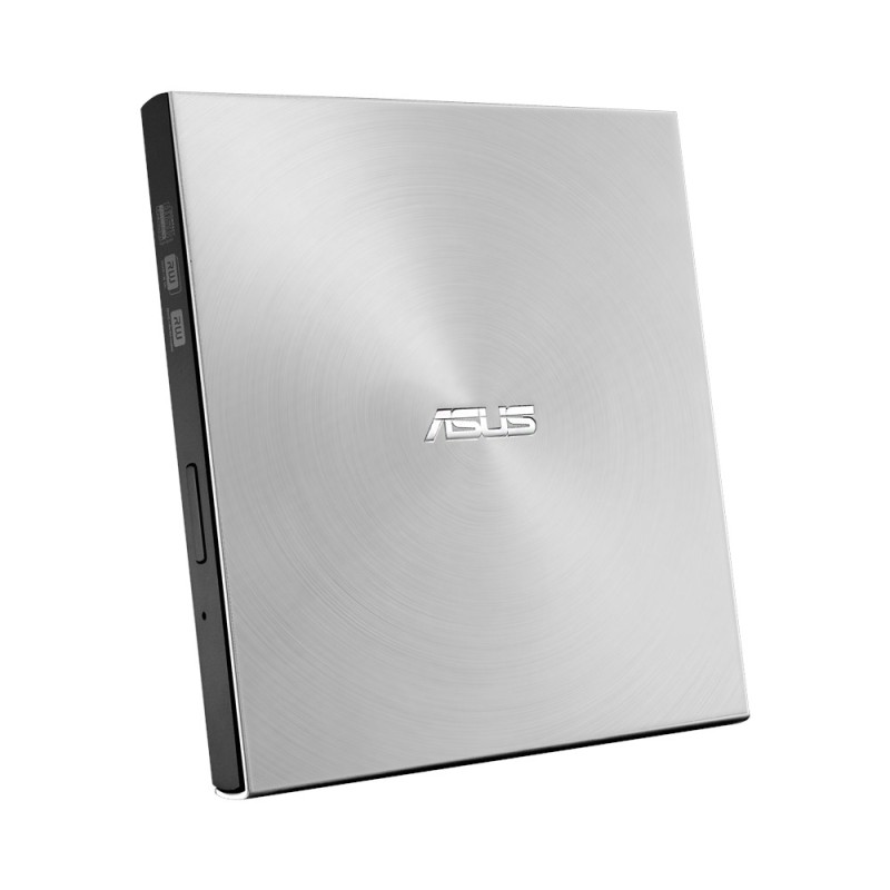 ASUS DVD Writer SDRW-08U7M-U SILVER RETAIL, External Slim DVD-RW, silver, USB