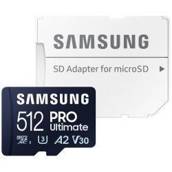 Samsung micro SDXC 512GB PRO Ultimate + SD adaptér