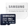 Samsung micro SDXC 512GB PRO Ultimate + SD adaptér