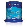 VERBATIM CD-R(100-Pack)Spindle/EP/DL/52x/700MB