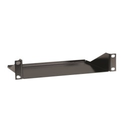 CONTEG Police ukládací, 10", hloubka 150mm, 1U,černá RAL9005