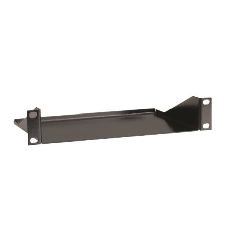 CONTEG Police ukládací, 10", hloubka 150mm, 1U,černá RAL9005
