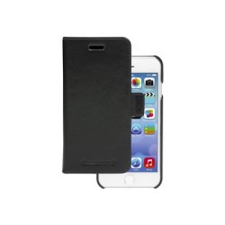 dbramante1928 Lynge - Pouzdro s klopou pro mobilní telefon - kůže full-grain - černá - pro Apple iPhone 6, 6s, 7, 8, SE (2nd