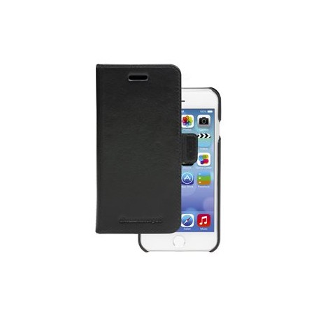 dbramante1928 Lynge - Pouzdro s klopou pro mobilní telefon - kůže full-grain - černá - pro Apple iPhone 6, 6s, 7, 8, SE (2nd