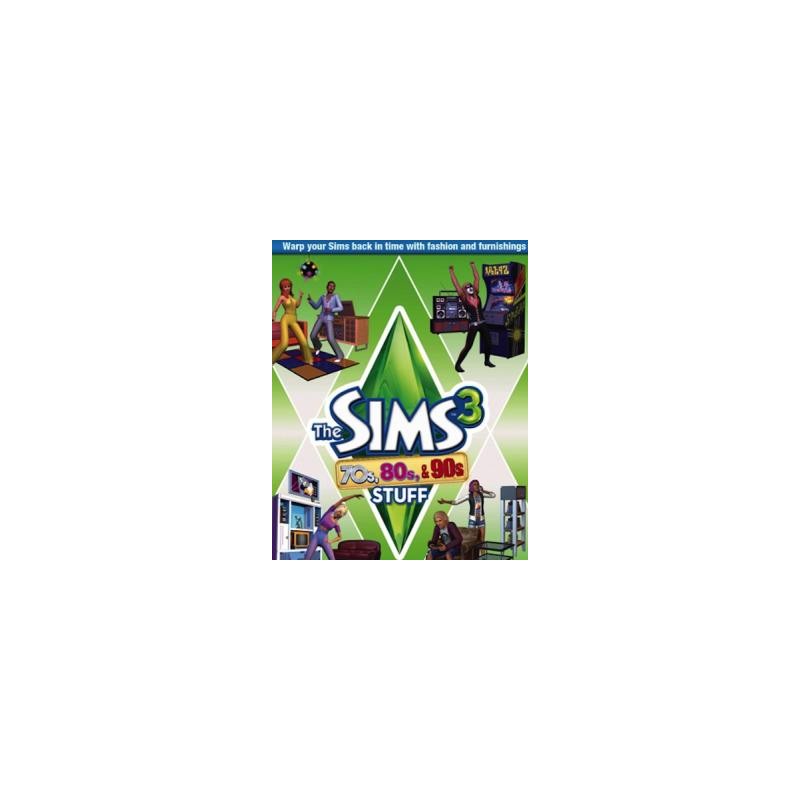 The Sims 3 70s, 80s and 90s Stuff – herní rozšíření pro PC (elektronická licence)