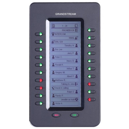 Grandstream GXP2200EXT, přídavný modul, LCD displej, 40 BLF tlačítek (GXP2170, GXP2140, GXV3240)