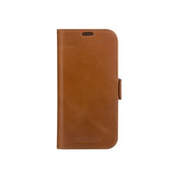 dbramante1928 Copenhagen - Pouzdro s klopou pro mobilní telefon - kůže full-grain - bronz - pro Apple iPhone 13, 14, 15, 16e