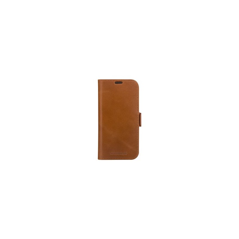 dbramante1928 Copenhagen - Pouzdro s klopou pro mobilní telefon - kůže full-grain - bronz - pro Apple iPhone 13, 14, 15, 16e