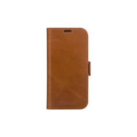 dbramante1928 Copenhagen - Pouzdro s klopou pro mobilní telefon - kůže full-grain - bronz - pro Apple iPhone 13, 14, 15, 16e