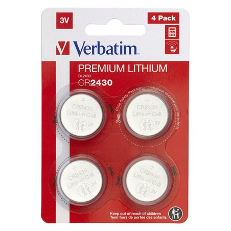 VERBATIM Lithium baterie CR2430 3V 4 Pack