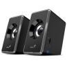 Genius reproduktory SP-U125, 2.0, 3W, černo-šedý, regulace hlasitosti, 3,5 mm jack (USB), 150Hz-20kHz