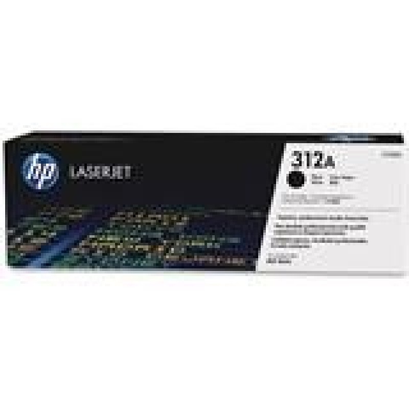HP 312A Black LJ Toner Cart, CF380A (2,280 pages)