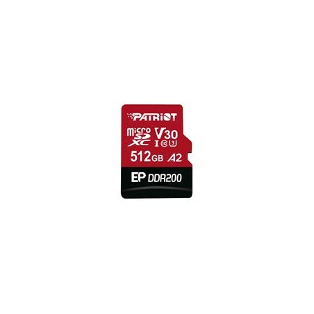 Patriot EP DDR200 + čtečka/Micro SDXC/512GB/UHS-I U3 / Class 10
