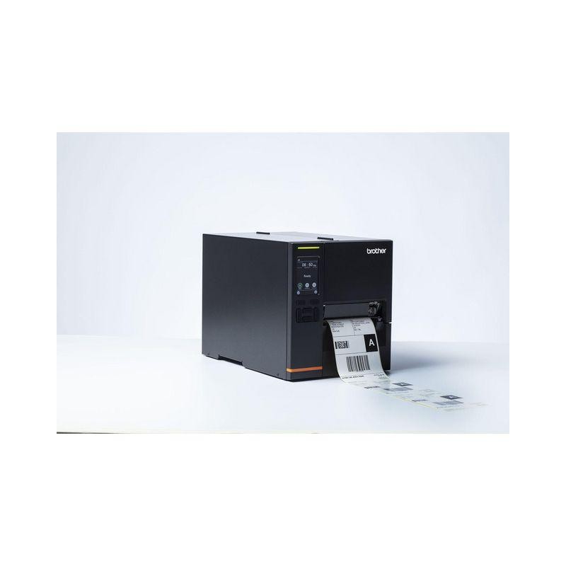BROTHER tiskárna štítků TJ-4021TN (tisk štítků, 203 dpi, max šířka štítků 107 mm) USB, LAN, RS-232C 3,5" barev.dotyk. d