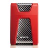 ADATA Externí HDD 1TB 2,5" USB 3.1 DashDrive Durable HD650, červený (gumový, nárazu odolný)