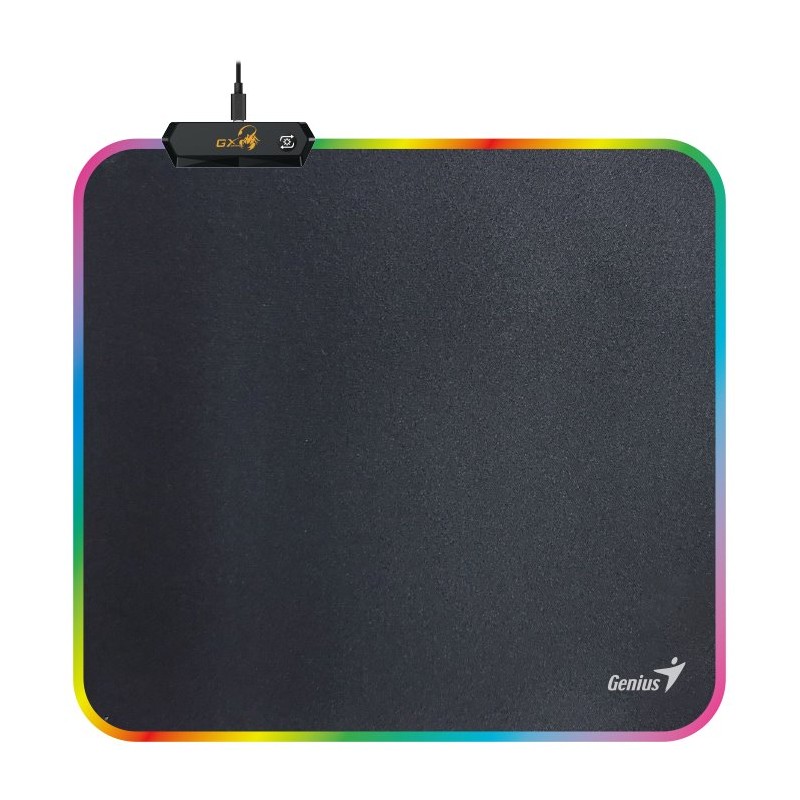 GENIUS GX GAMING podložka pod myš GX-Pad 260S RGB/ 260 x 240 x 3 mm/ RGB podsvícení
