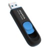 ADATA Flash Disk 64GB UV128, USB 3.1 Dash Drive (R:90/W:40 MB/s) černá/modrá