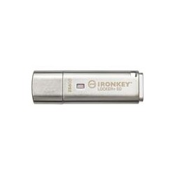 Kingston IronKey Locker+ 50/256GB/USB 3.1/USB-A/Stříbrná