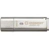 Kingston IronKey Locker+ 50/256GB/USB 3.1/USB-A/Stříbrná