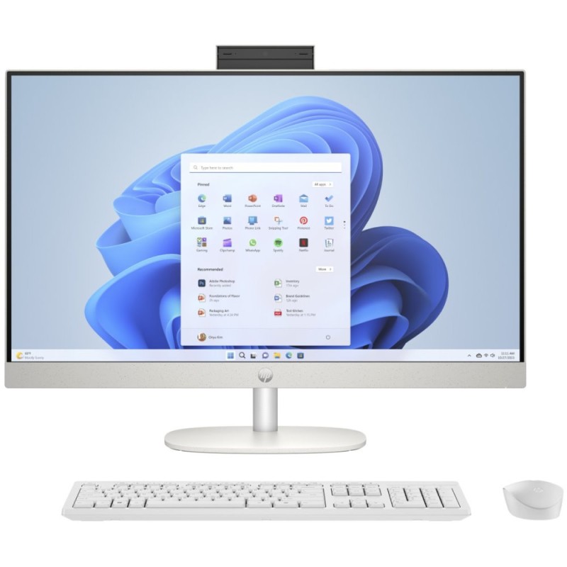 HP AiO 27-cr2009nc, 27" FHD, Touch, Ultra7 255U, RAM 32GB DDR5, SSD 1TB, Win 11 Home, GamePass 3měsíce zdarma