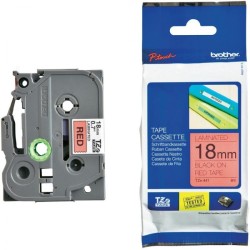 BROTHER TZE441 - kazeta TZ šířky 18mm, laminovaná TZE-441, červená/černé písmo