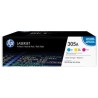 HP 305A CMY 3-pack LJ Toner Cart, CF370AM (2,600 / 2,600 / 2,600 pages)