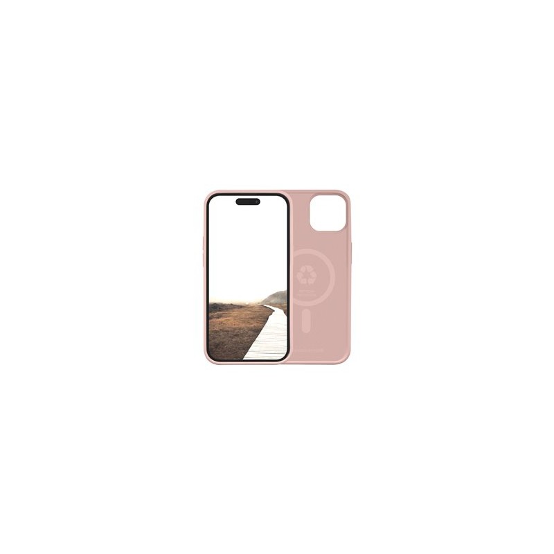dbramante1928 Monaco - Zadní kryt pro mobilní telefon - kompatibilita s MagSafe - plast, silikon - růžová pink sand - pro Apple
