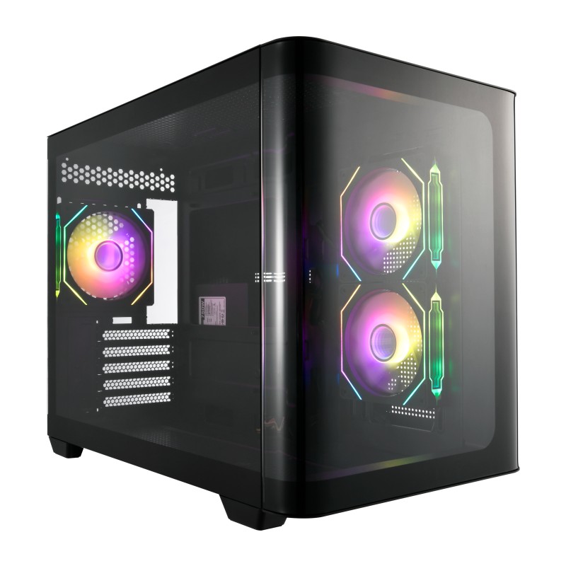 FSP S380-BA/Micro ATX/Transpar./Černá