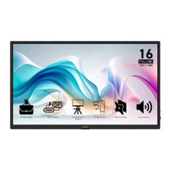 MSI LCD PRO MP165 E6, 15.6", IPS, FHD, 60Hz, 4ms, Black
