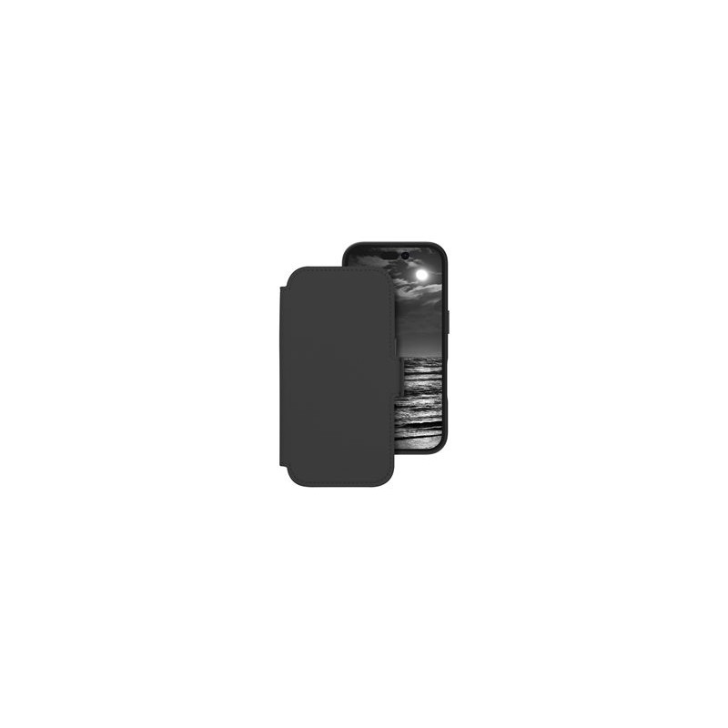 dbramante1928 Lynge - Pouzdro s klopou pro mobilní telefon - IKONA - kompatibilita s MagSafe - ICON - půlnoční - pro Apple