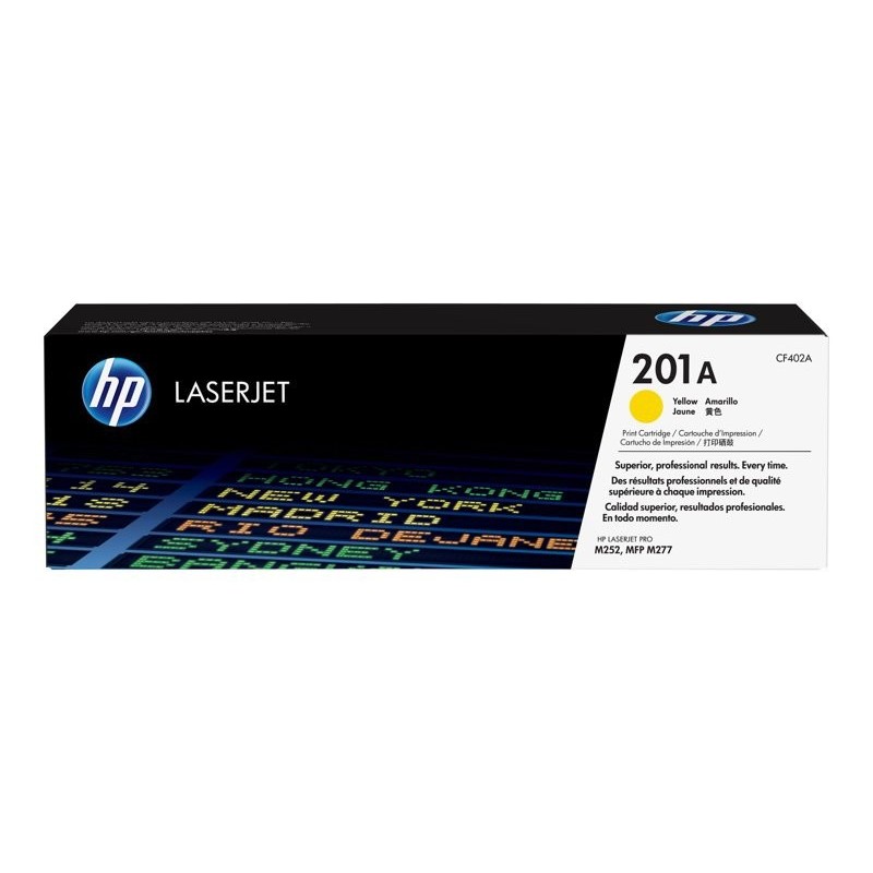 HP 201A Yellow LJ Toner Cartridge, CF402A (1,330 pages)