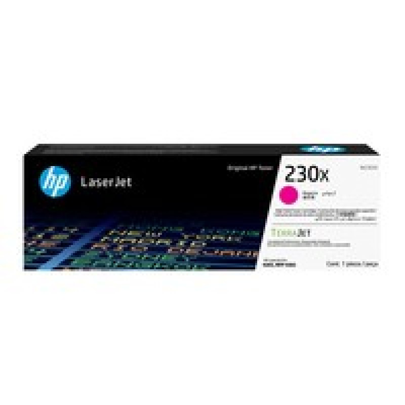 HP 230X - Purpurová - originální - LaserJet - kazeta s barvivem (W2303X) - pro Color LaserJet Pro 4203cdn, 4203dn, 4203dw, MFP