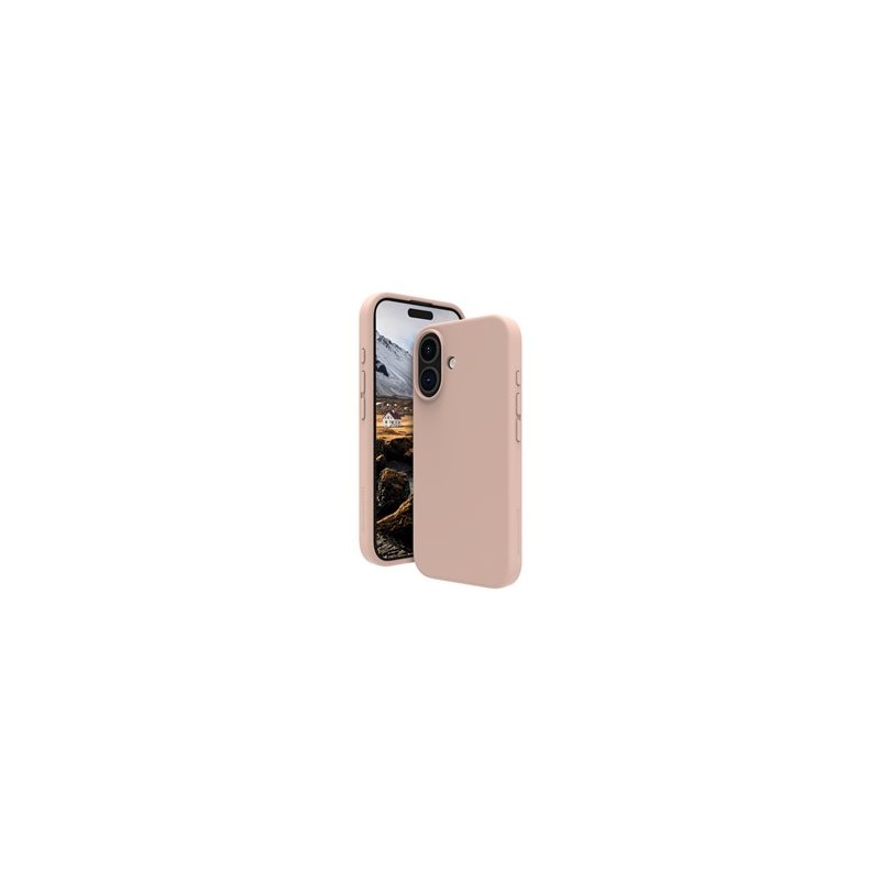 dbramante1928 Monaco - Zadní kryt pro mobilní telefon - kompatibilita s MagSafe - silikon, plast - růžová pink sand - pro Apple