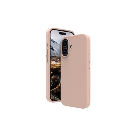 dbramante1928 Monaco - Zadní kryt pro mobilní telefon - kompatibilita s MagSafe - silikon, plast - růžová pink sand - pro Apple