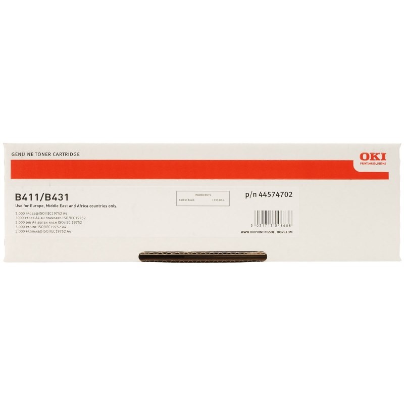 OKI Toner do B411/B431/MB461/471/471w/491 (3 000 stran)