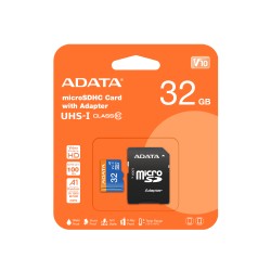 ADATA MicroSDHC karta 32GB UHS-I Class 10, A1 + SD adaptér, Premier
