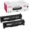 Canon TONER CRG-718 BK černý TWIN-PACK pro i-Sensys LBP7200CDN, LBP7210Cdn, LBP7660CDN, LBP7680CX, MF724Cdw (6 800 str.)