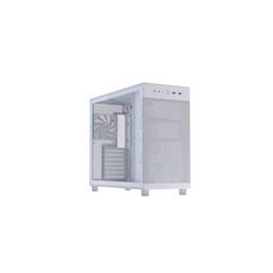 ASUS case PRIME AP303 TG WHITE, ATX, průhledná bočnice,1x120mm, bílá