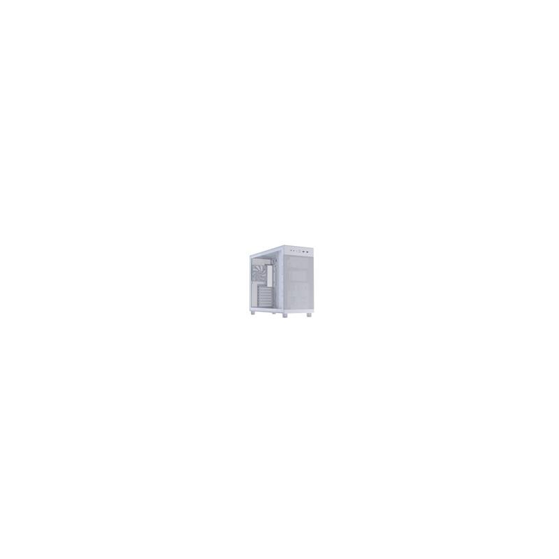ASUS case PRIME AP303 TG WHITE, ATX, průhledná bočnice,1x120mm, bílá