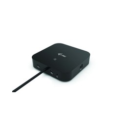 I-TEC USB-C HDMI DP DOCK PD100W/2X LCD DOCK + CHARGER-C112WUK