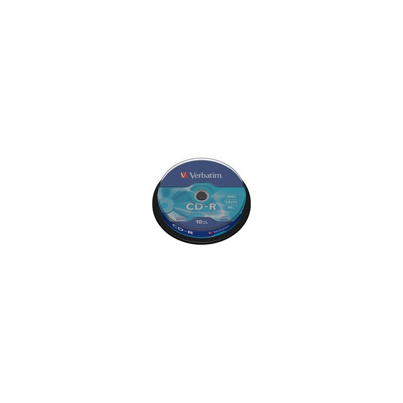 VERBATIM CD-R(10-Pack)Spindle/EP/DL/52x/700MB