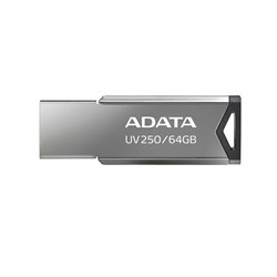 ADATA Flash Disk 64GB UV250, USB 2.0 Dash Drive, stříbrná