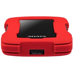 ADATA Externí HDD 2TB 2,5" USB 3.1 HD330, RED COLOR BOX, červený (gumový, nárazu odolný)