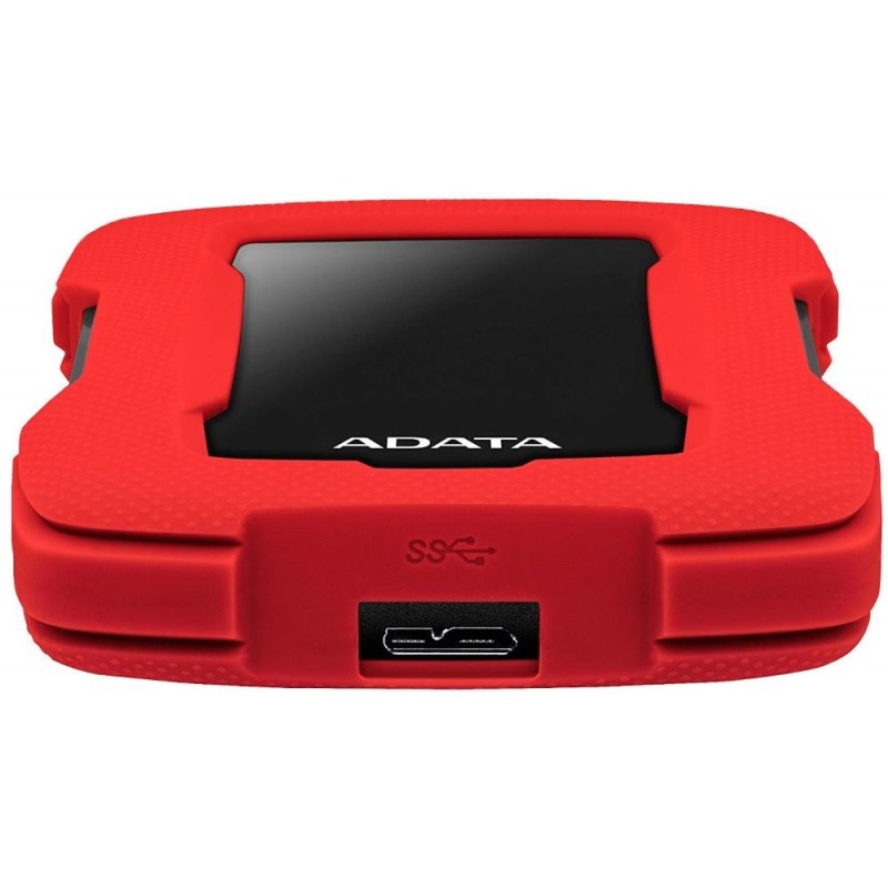 ADATA Externí HDD 2TB 2,5" USB 3.1 HD330, RED COLOR BOX, červený (gumový, nárazu odolný)