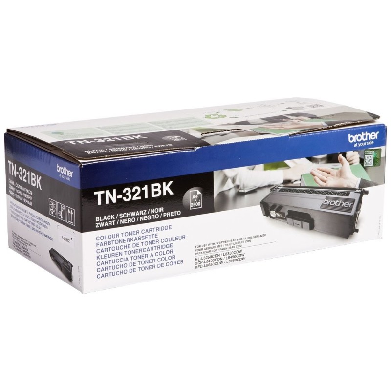 BROTHER Toner TN-321BK Laser Supplies - 2500stran - pro DCP-L8450CDW