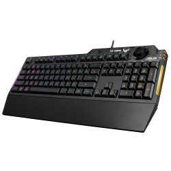 ASUS klávesnice TUF GAMING K1 (RA04), membránová, US, černá