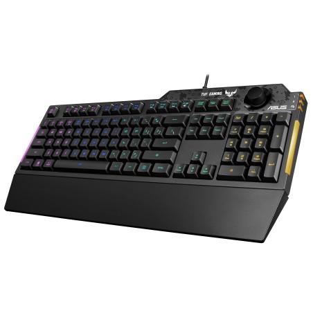 ASUS klávesnice TUF GAMING K1 (RA04), membránová, US, černá